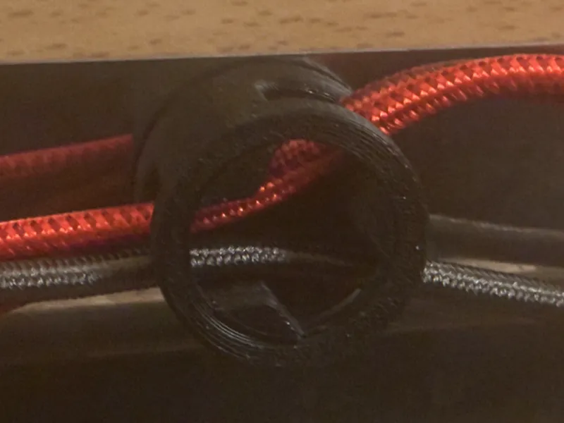 Magnetic or Screw Reposition-able Cable Clip Guide