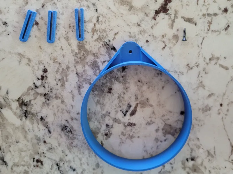 Under Table Trash Bag Ring