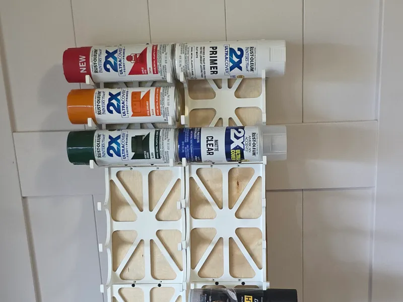 Modular Spray Can Storage: Horizontal & Expandable