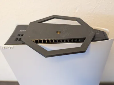Parametric PS5 Pro Vertical Stand with air duct