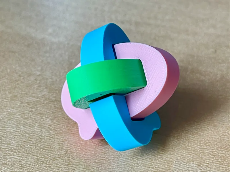 3-Piece Interlocking Brain Teaser