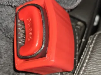 Remix seat belt clip cover