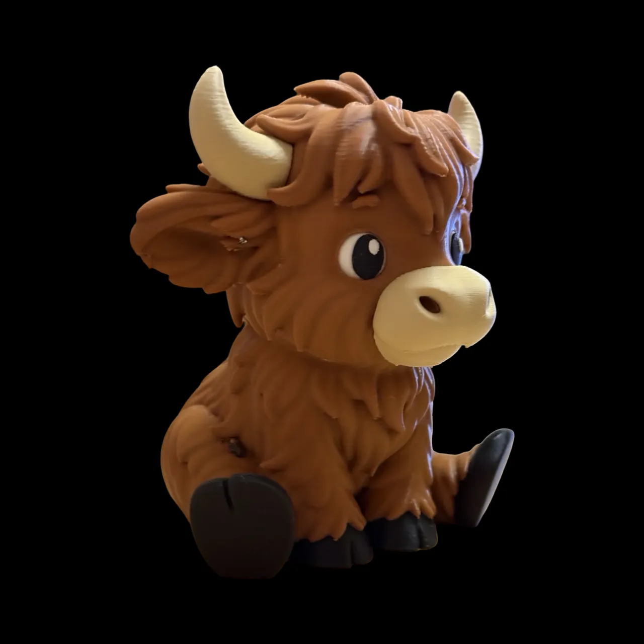 Cute Highland Cow view 3