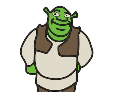 Shrek Cake topper