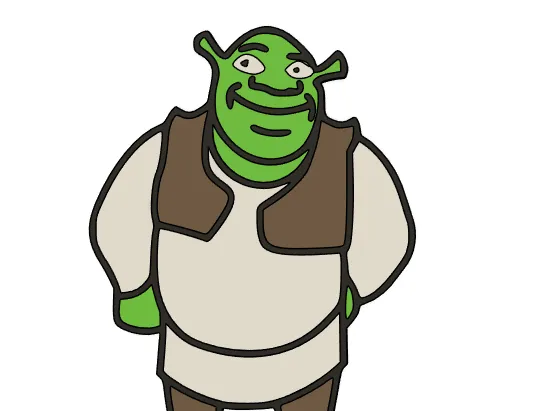 Shrek Cake topper