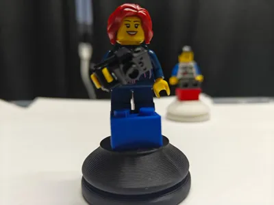 Brick Minifigure Chess Base 2x2 Brick Chess Stand