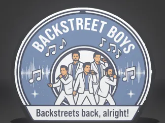 Creative Toni Backstreet Boys!