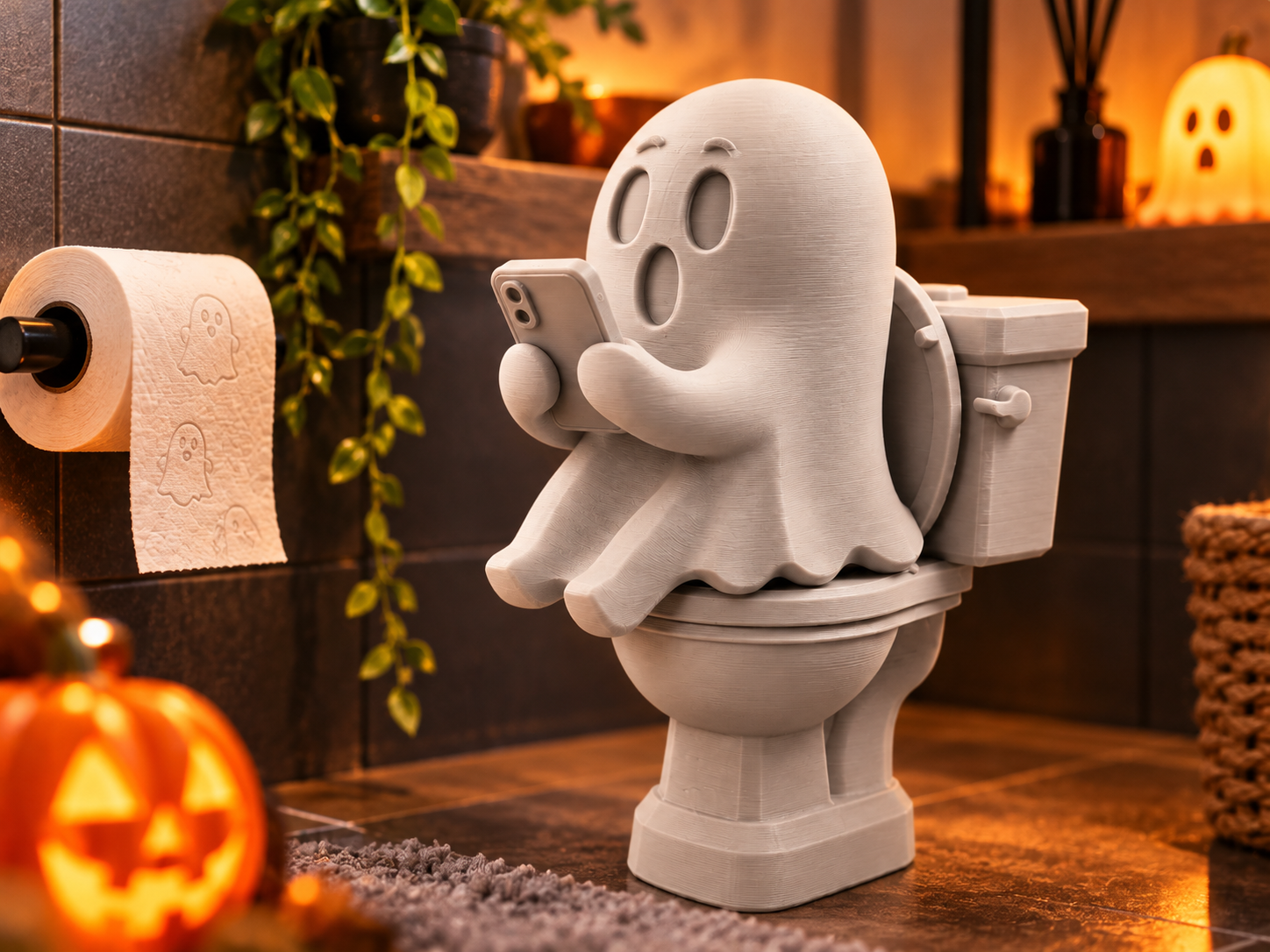 Toilet Scroll Ghost | Modern Relaxation - 1