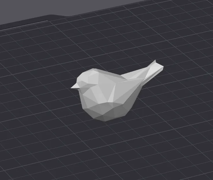 Oiseau low poly