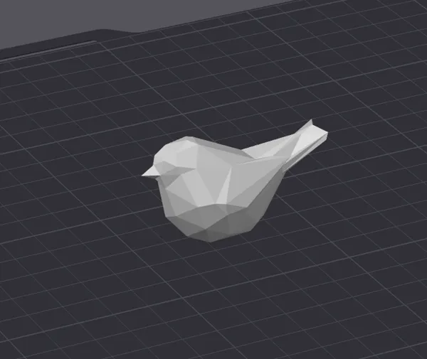 Oiseau low poly