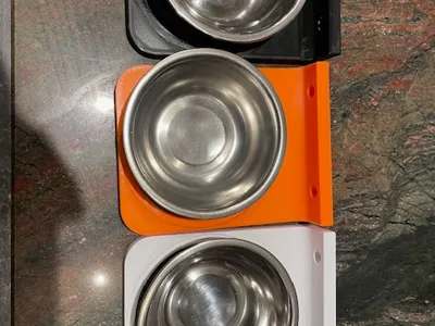 Holder for stainless steel bowls