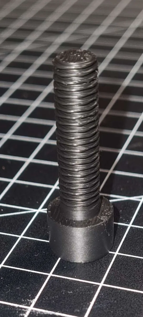 Vis à tête cylindrique M8 avec tige