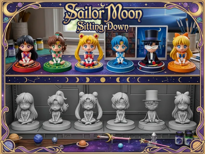 SENTADITOS SAILOR MOON