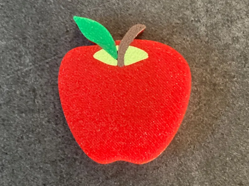 Apple Fridge Magnet parametric magnet size