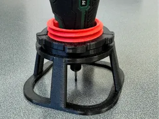 Parkside Dremel PFBS 12 B3 to router adapter