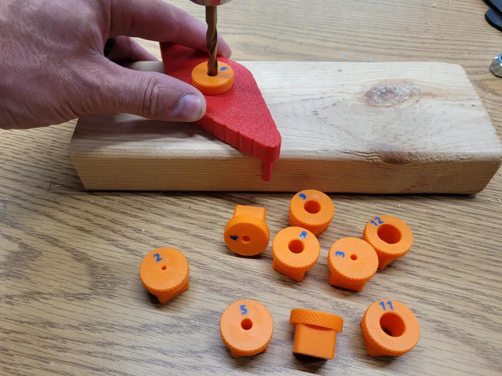 Modelo para impresión 3D: Metric Compact Centering Drill Hole Guide. Referencia del modelo original.