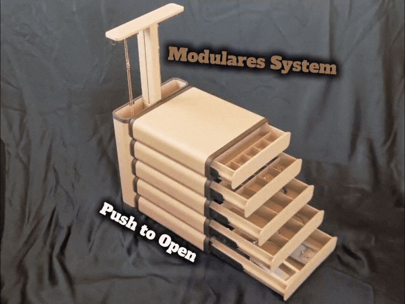 Modulares Schmuckkästchen