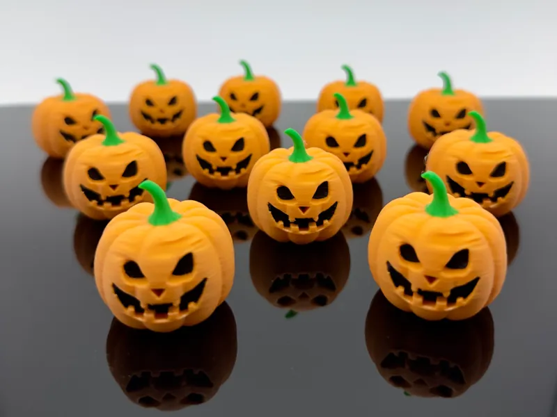 Mini pumpkin Multicolor, realistically damaged