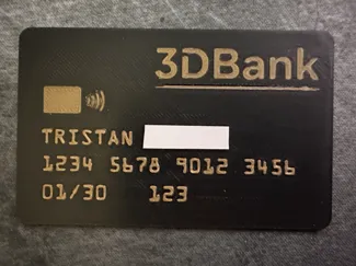 Customizable TOY Credit Card