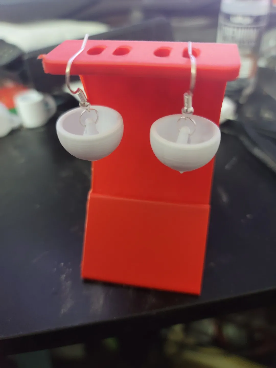 Gourd and Tea Set Earrings (No Supports) view 4