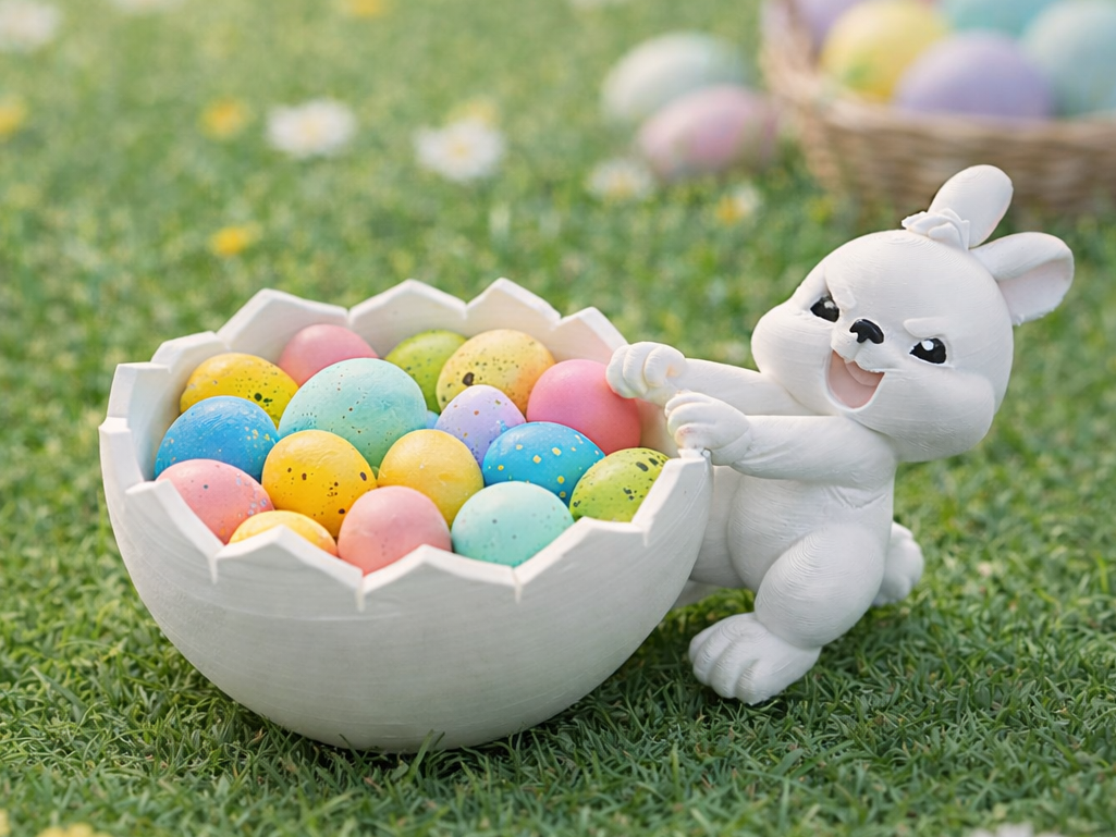 Easter angry bunny