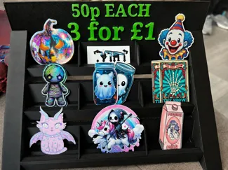 Sticker Display Stand - Craft Market Stall 