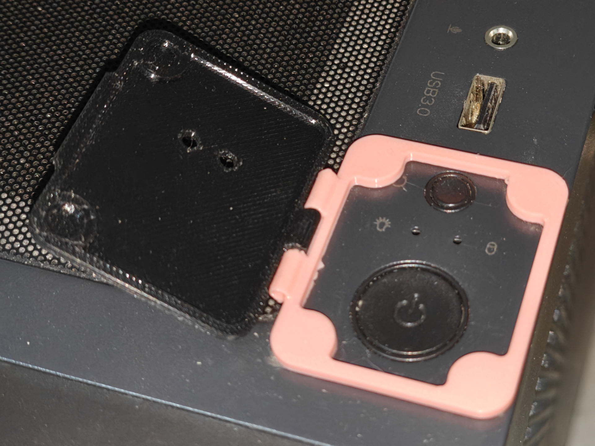 PC电源开关按钮防误触磁吸盖防猫-5g快速打印