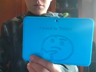 I need to THINK sign