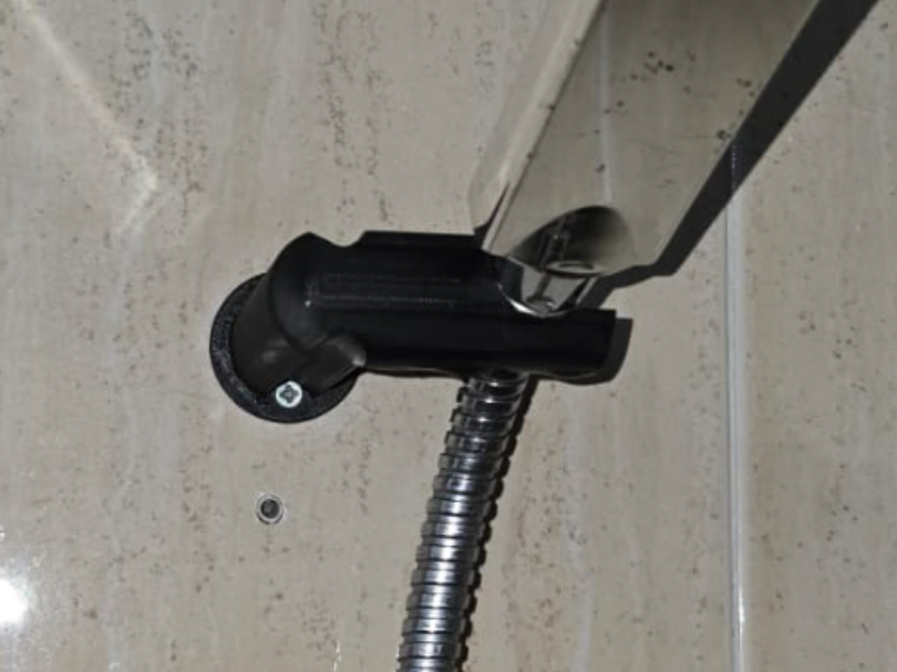 Soporte de monomando para pared en codo