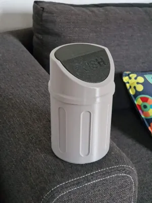 Desktop Trash Can no support Filament hinge
