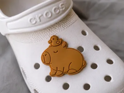 Jibbitz for Croc Capybara with Duck