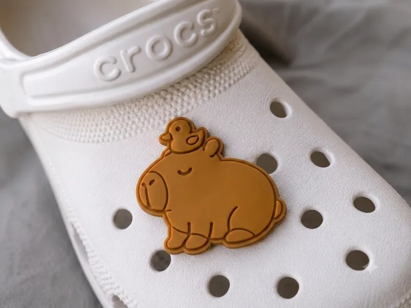 Jibbitz pour croc capybara avec canard
