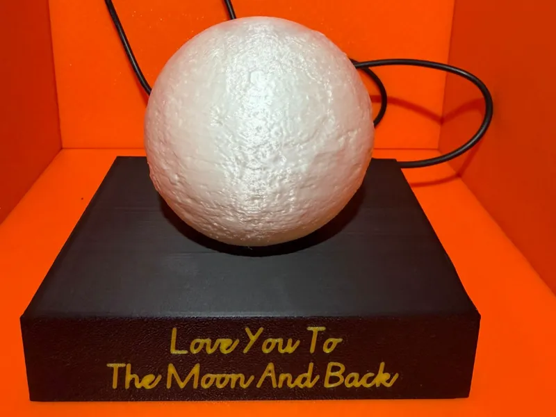 Love you to the moon and back light box