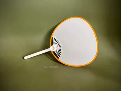 Uchiwa style hand fan - blank