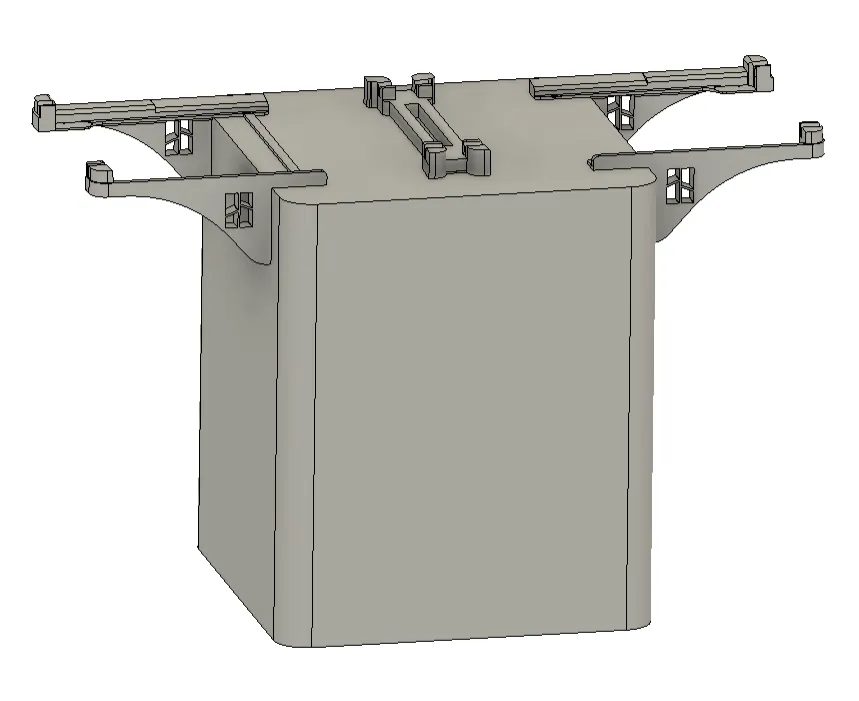 P2S / P1S / X1C DUAL+ AMS 2 Pro mount - Free 3D Print Model - MakerWorld