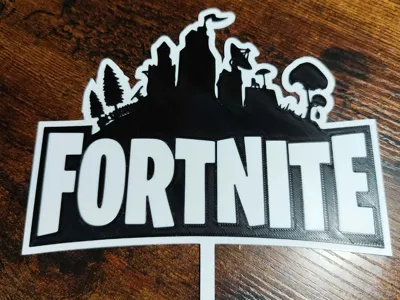 Fortnite Cake Topper