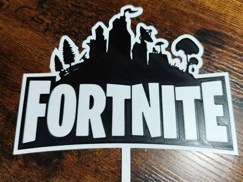 Fortnite Cake Topper