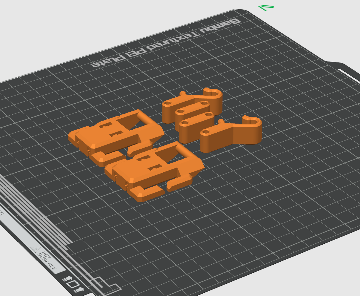 Miniatura 2 do modelo 3D MOLLE系统通用快拆绑带夹扣