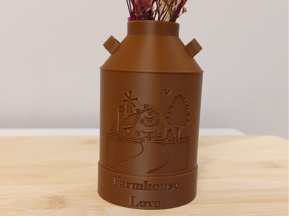 Farmhouse Love Milk Can – Country Style Vase