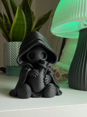 Figura decorativa: The Grim Reaper Cute Spooky 3D Print — vista de referencia 2