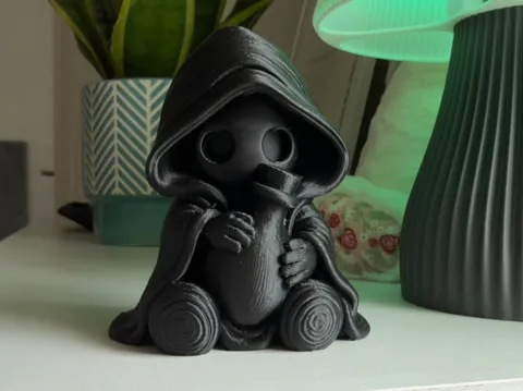 Figura decorativa: The Grim Reaper Cute Spooky 3D Print — referencia de MakerWorld