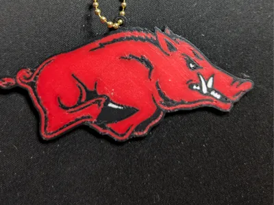 Razorbacks Keychain