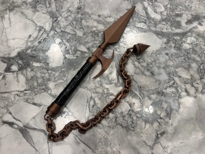 Versa fang - Hybrid weapon - spear/flail/axe