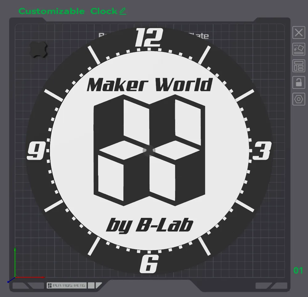 Clock H2 Series - kit 011 S310 - Free 3D Print Model - MakerWorld