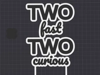 Enhanced Cake Topper Generator: per line fonts