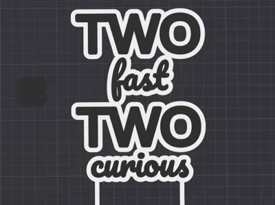 Enhanced Cake Topper Generator: per line fonts