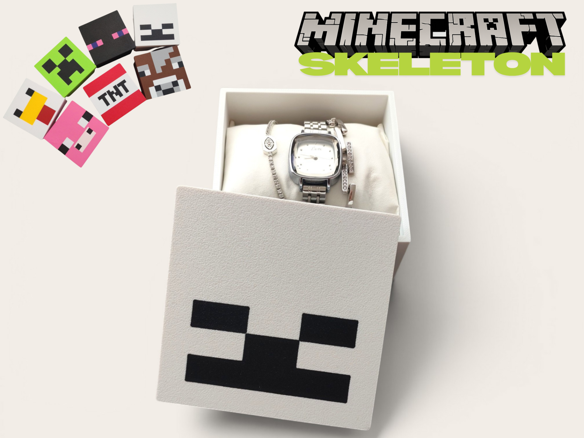 Minecraft Skeleton Storage Box