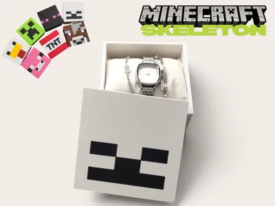 Minecraft Skeleton Storage Box