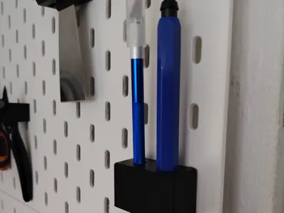 Ikea Skadis deburring tool support