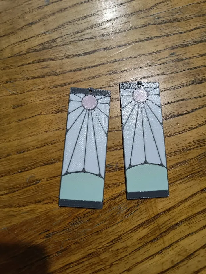 Demon Slayer Tanjiro Earrings view 2